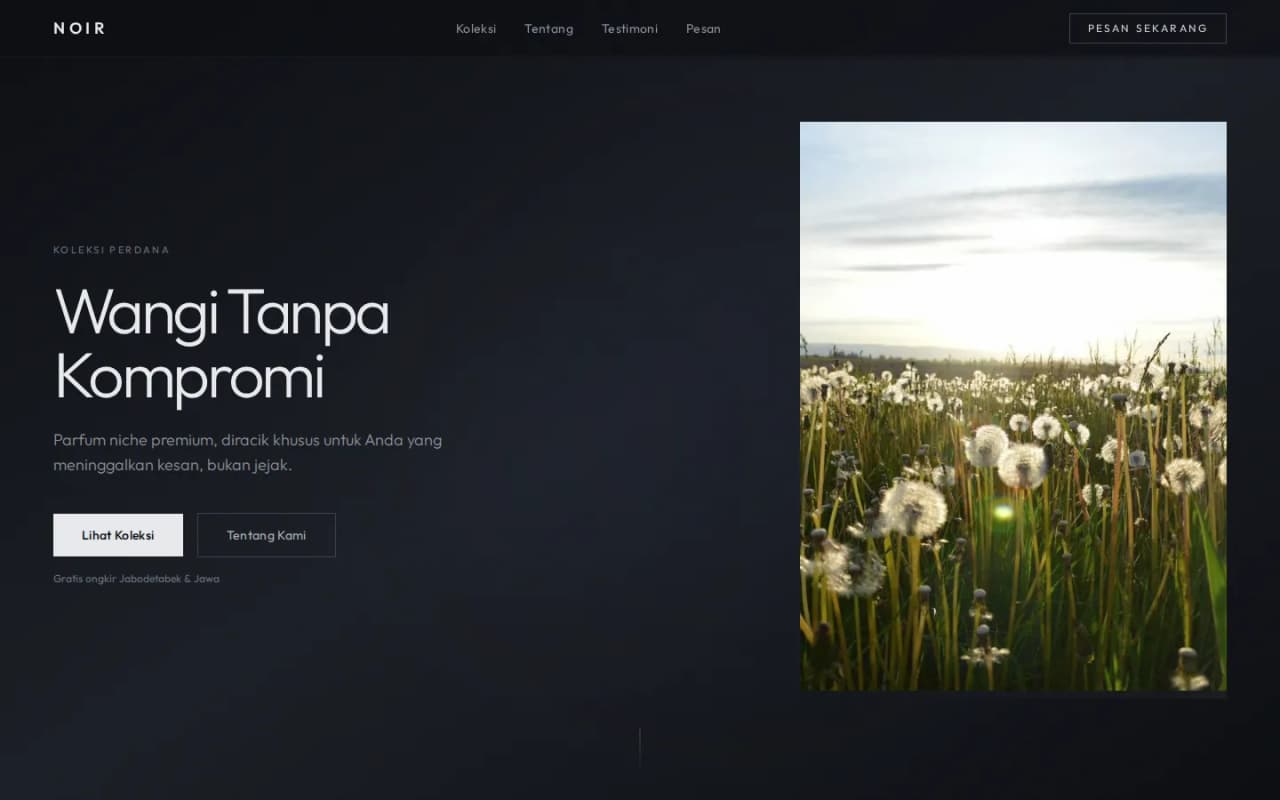 Tampilan LP Parfum (NOIR)